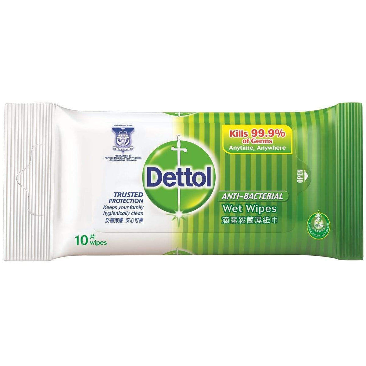 Dettol - Anti Bacterial Wet Wipes DT1002 CherryAffairs