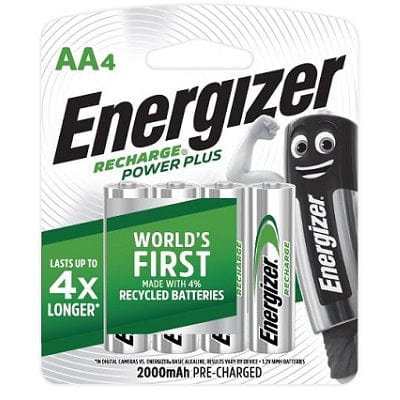 Energizer - Recharge Power Plus NH15RP2 AA Batteries Value Pack (2000mAh) Battery 8888021301434 CherryAffairs
