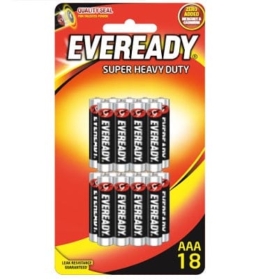 Eveready - Super Heavy Duty M1215 AAA Battery Value Pack Battery 8999002691564 CherryAffairs