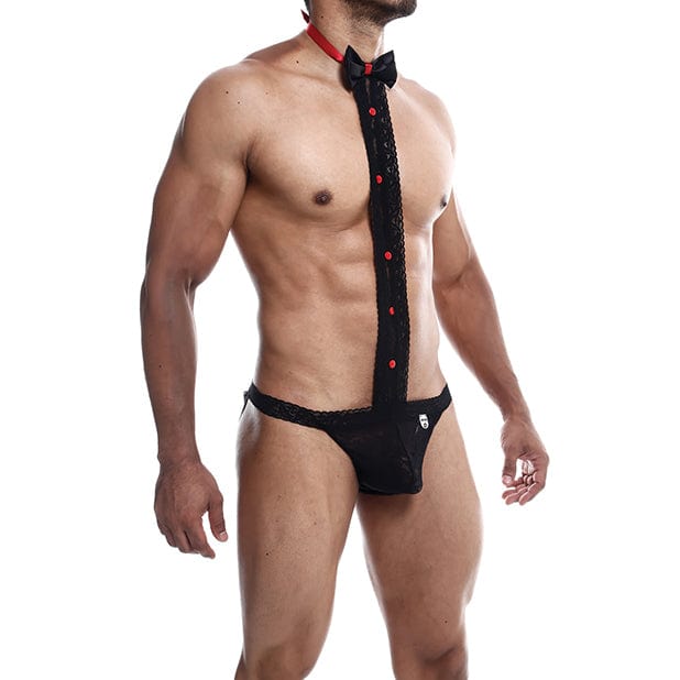 Male Basics - Tuxedo Lace Jockstrap Underwear Gay Pride Underwear 677355490420 CherryAffairs