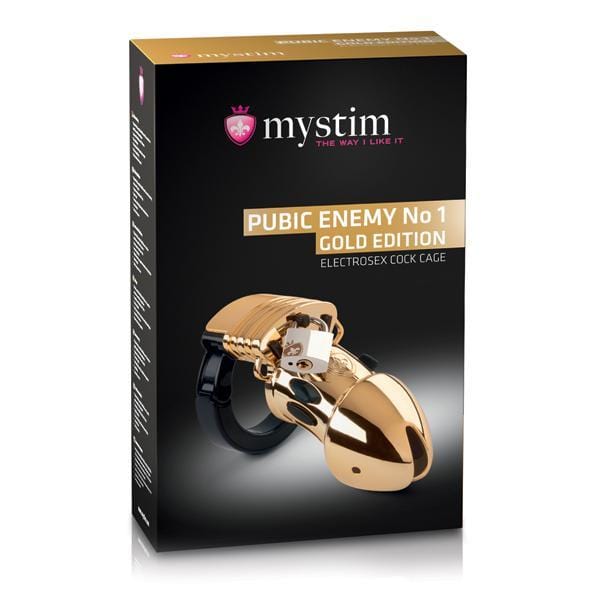 Mystim - Pubic Enemy No 1 Electrosex Cock Cage MTM1019 CherryAffairs