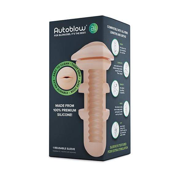 Autoblow - A.I Series Standard Silicone Sleeve Vagina Mouth Anus Orifice AB1014 CherryAffairs