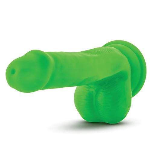Blush Novelties - Neo Dual Density Realistic Cock with Balls 6&quot; (Green)    Realistic Dildo with suction cup (Non Vibration)