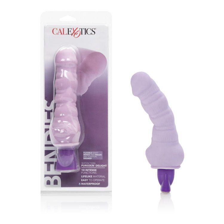 California Exotics - 10-Function Pure Bendie Vibrator (violet) -   CherryAffairs