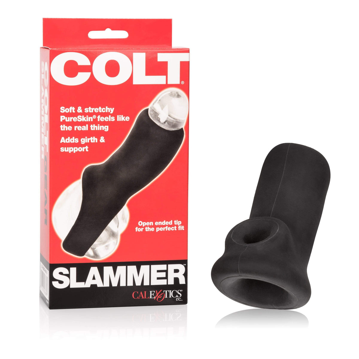California Exotics - COLT Soft Slammer Cock Sleeve (Black) Cock Sleeves (Non Vibration) 716770088864 CherryAffairs