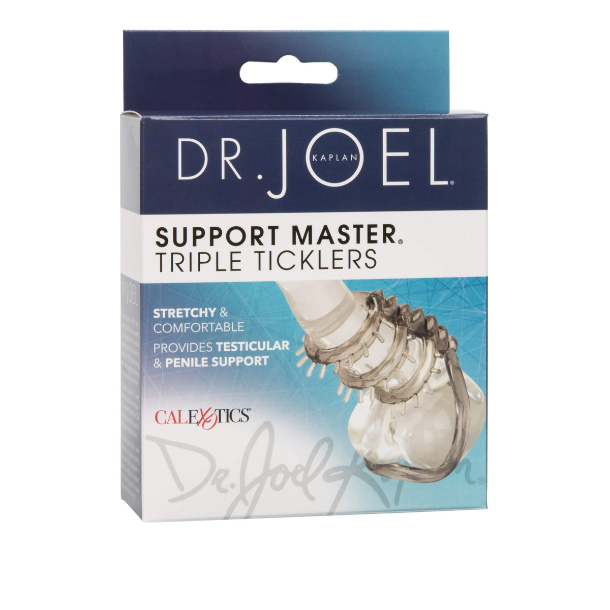 California Exotics - Dr Joel Kaplan Support Master Triple Ticklers Cock Cage (Grey) CE1841 CherryAffairs