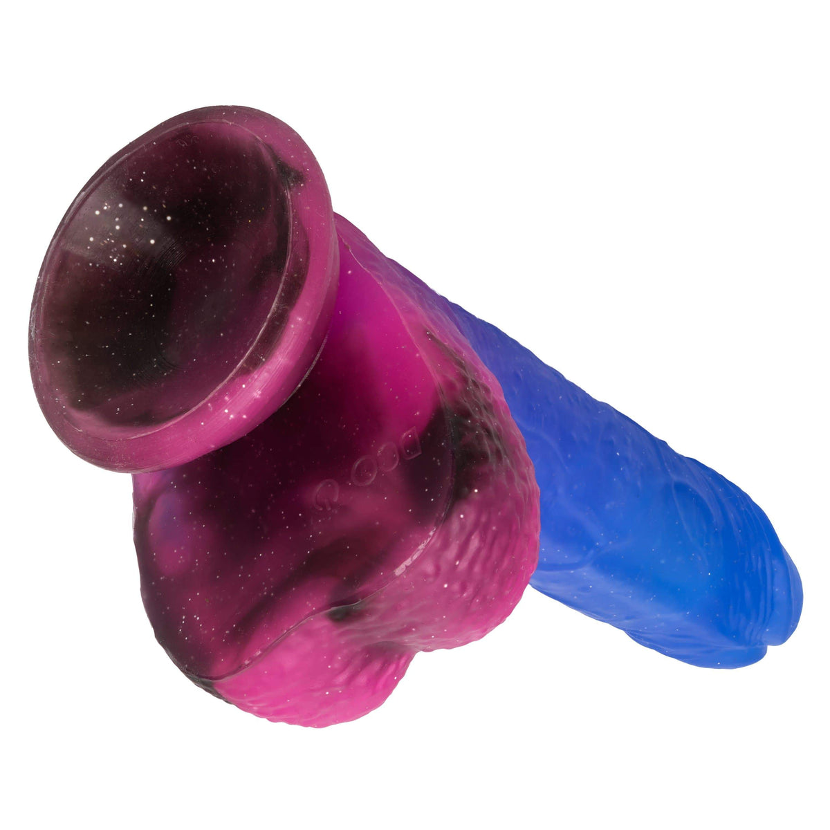 California Exotics - Naughty Bits Ombre Hombre Vibrating Dildo (Purple) CE1837 CherryAffairs
