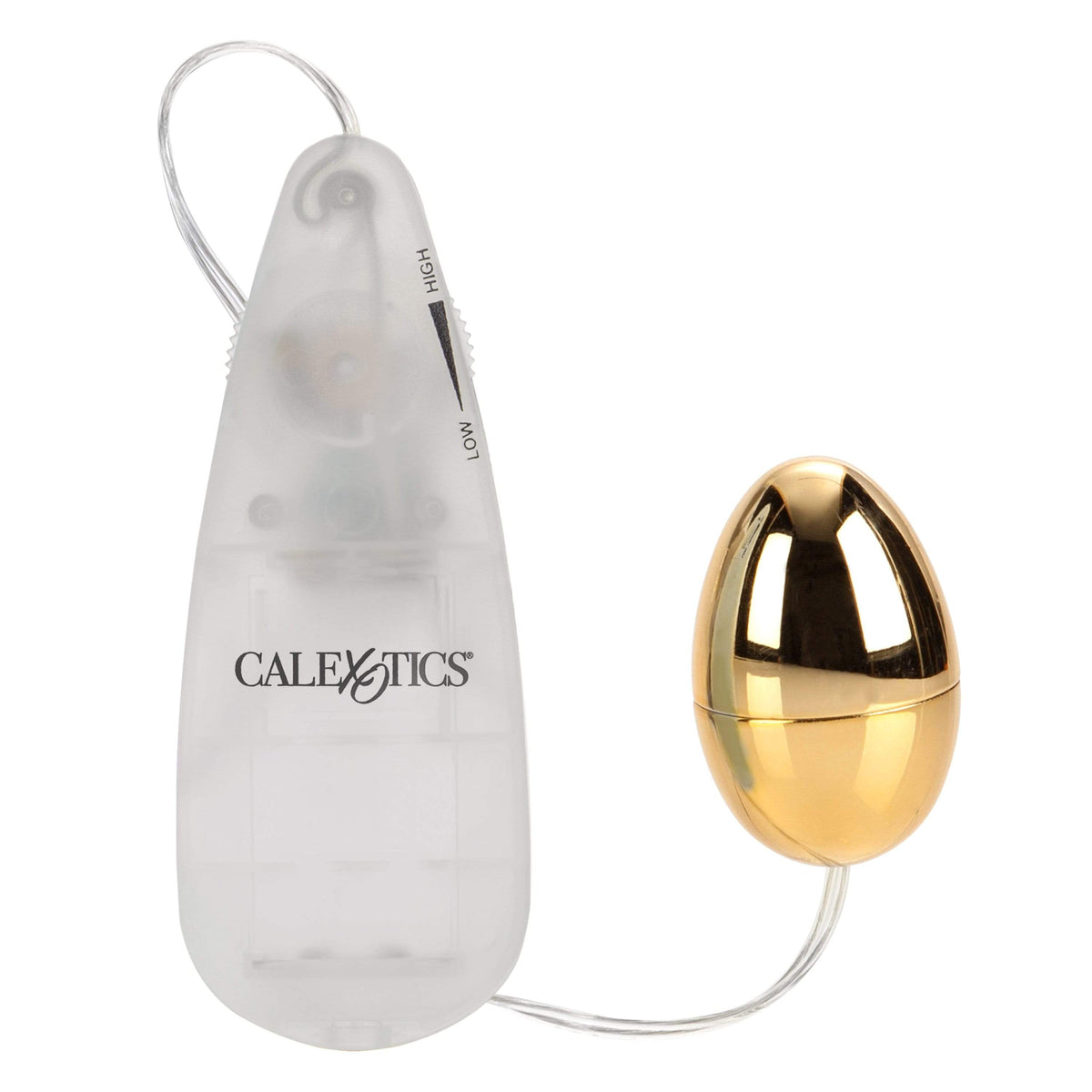 California Exotics - Pocket Exotics Vibrating Gold Egg Massager with Remote (Gold)    Wired Remote Control Egg (Vibration) Non Rechargeable