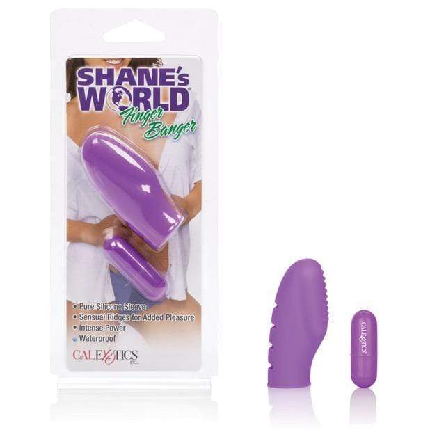 California Exotics - Shane&#39;s World Finger Tingler Vibrator (Purple) CE1258 CherryAffairs