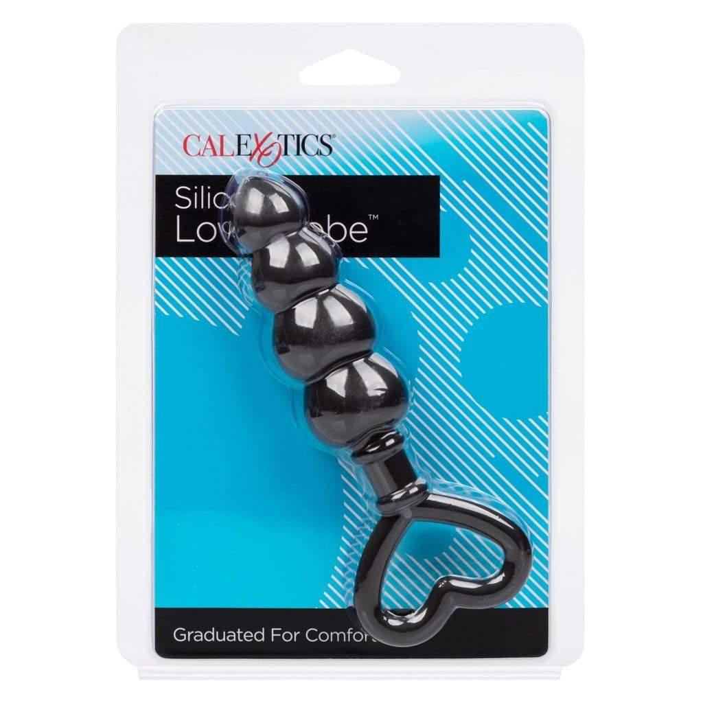 California Exotics - Silicone Love Probe Anal Beads (Black) CE1722 CherryAffairs