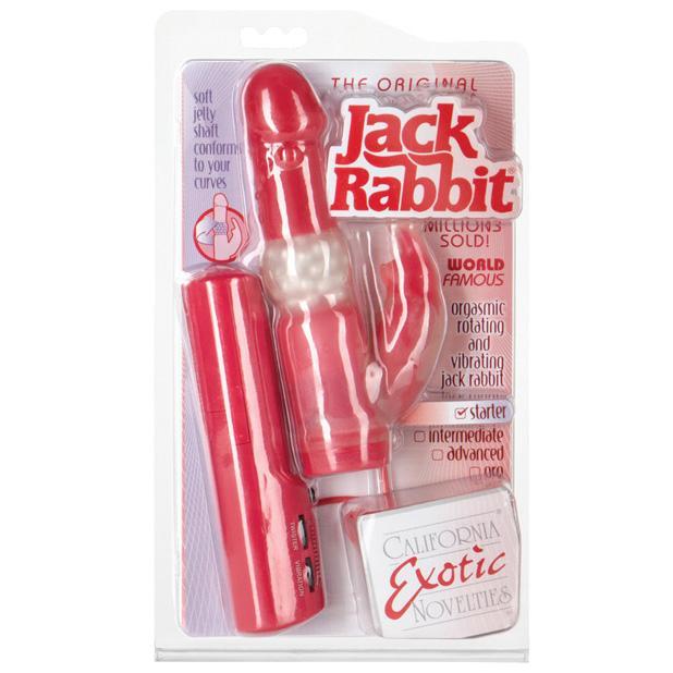 California Exotics - The Original Remote Jack Rabbit Vibrator (Red) | CherryAffairs Singapore