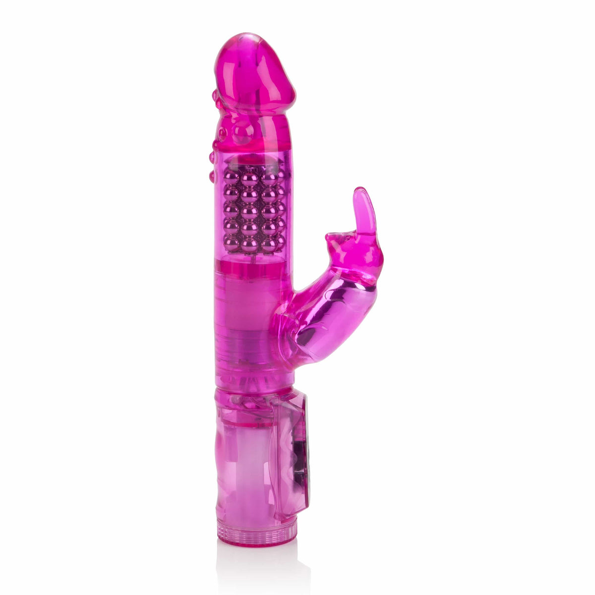 California Exotics - The Original Waterproof 5 Rows Jack Rabbit Vibrator Starter (Pink) -   CherryAffairs