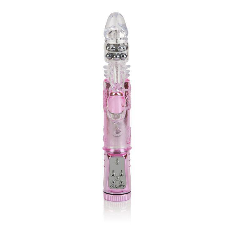 California Exotics - Thrusting Orgasm Jack Rabbit Vibrator (Pink) CE1336 CherryAffairs