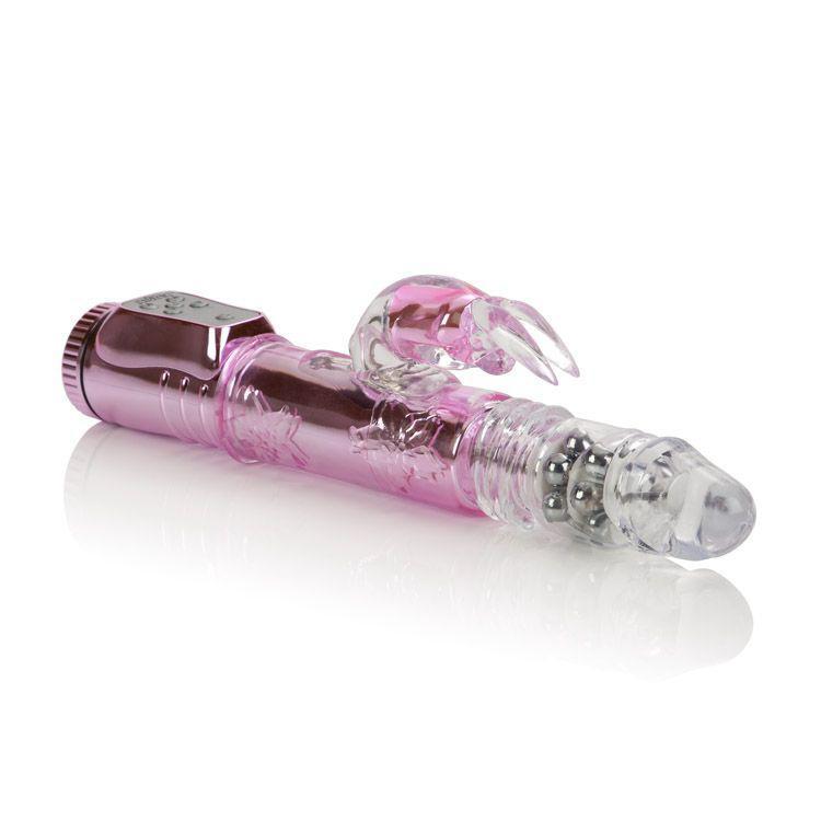 California Exotics - Thrusting Orgasm Jack Rabbit Vibrator (Pink) CE1336 CherryAffairs