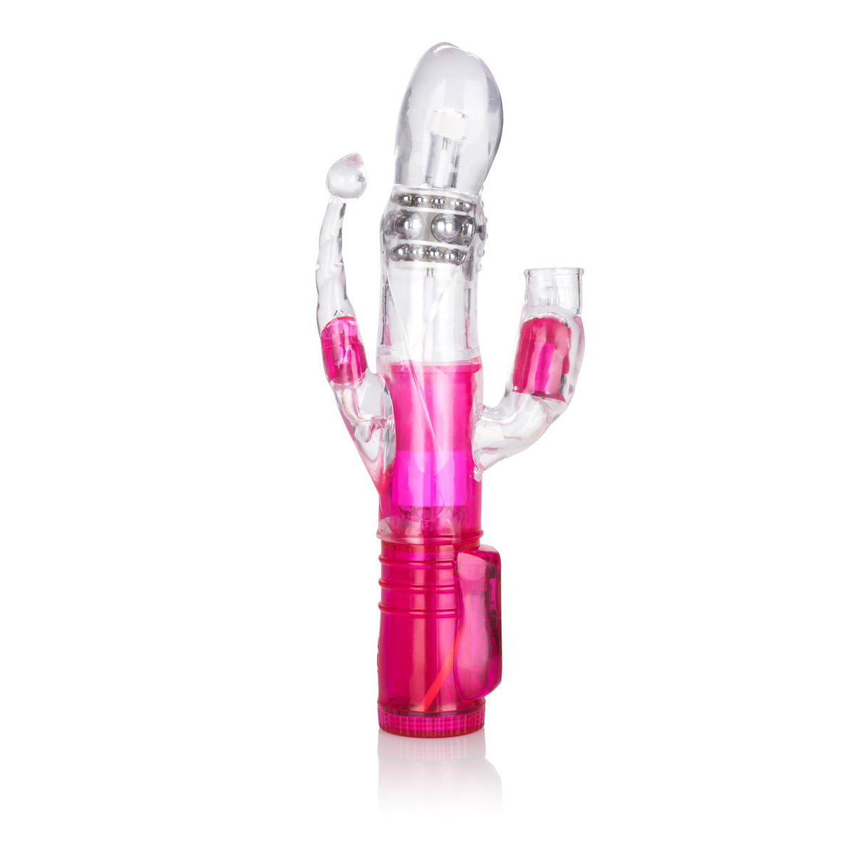 California Exotics - Wild Orgasm Rabbit Vibrator (Pink) -   CherryAffairs