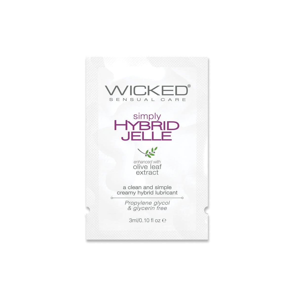 Copy of Wicked - Simply Hybrid Jelle Lubricant Sachet 3ml Lube (Silicone Based) 713079912104 CherryAffairs