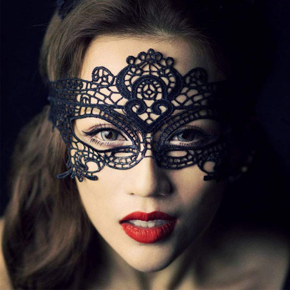 Day Dream - Starfire Inspiring Gothic Eye Mask (Black) DD1006 CherryAffairs