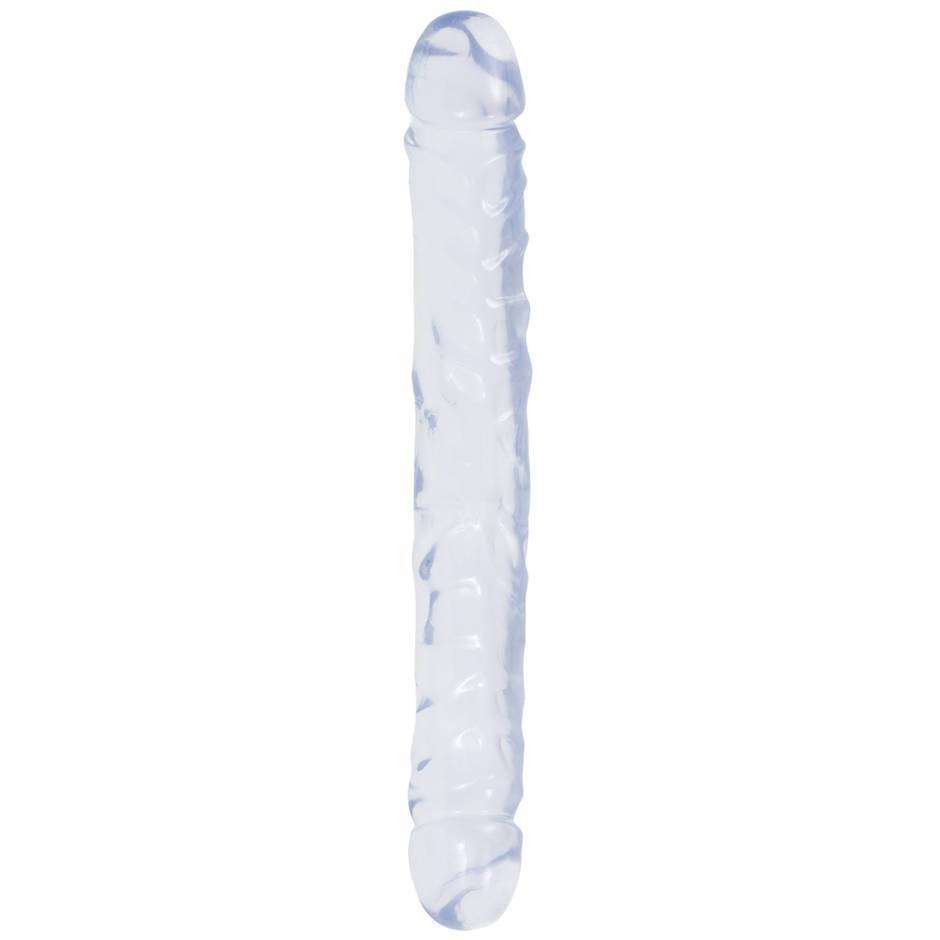 Doc Johnson - Crystal Jellies Jr. Double Dong 12&quot; (Clear) | CherryAffairs Singapore