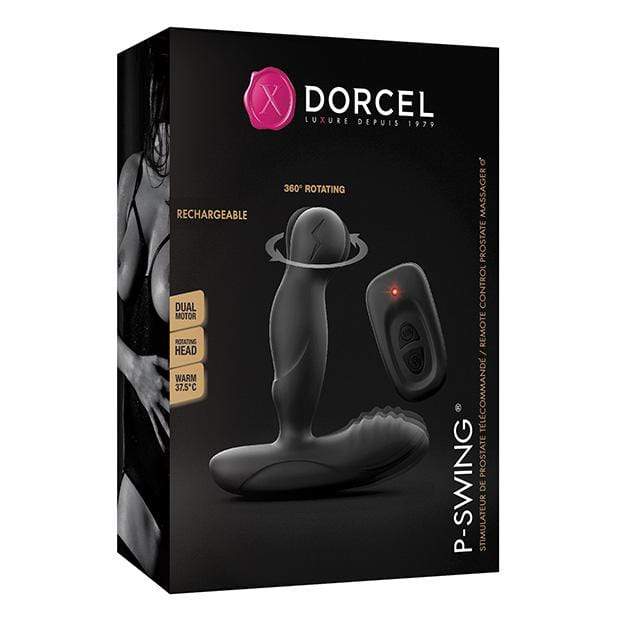 Dorcel - P Swing Rotating Rechargeable Prostate Massager with Remote (Black) DC1016 CherryAffairs