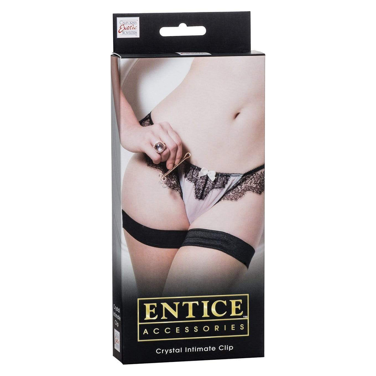 Entice - Crystal Intimate Clitoral Clip    Nipple Clamps (Non Vibration)