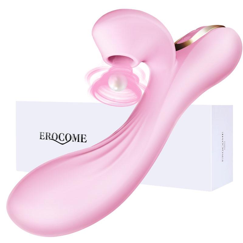 Erocome - Delphinus Vibrating Sucking Rabbit Vibrator (Pink) Rabbit Dildo (Vibration) Rechargeable 6970308350692 CherryAffairs