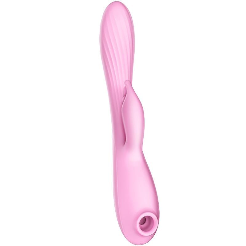 Erocome - Triangullum Vibraing Sucking Licking Rabbit Vibrator (Pink) ERC1057 CherryAffairs