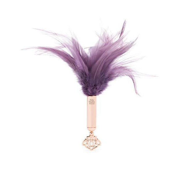 Fifty Shades Freed - Cherished Collection Feather Tickler (Purple) | CherryAffairs Singapore