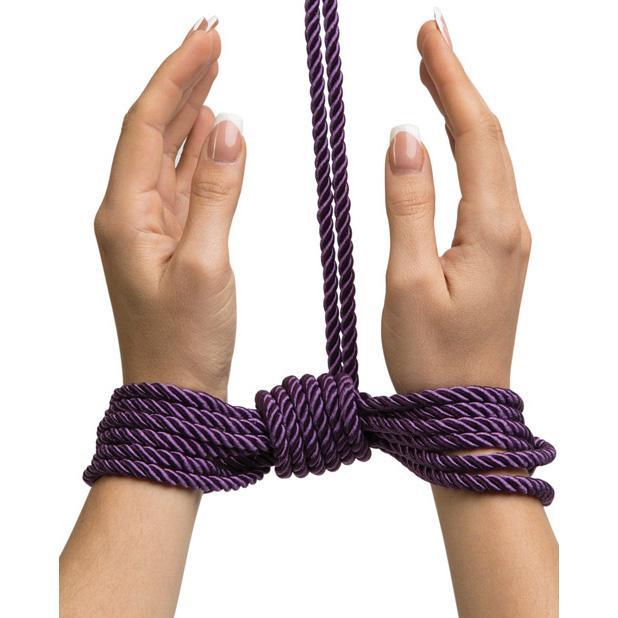 Fifty Shades Freed - Want to Play Silk Rope 10 m (Purple) FSG1078 CherryAffairs