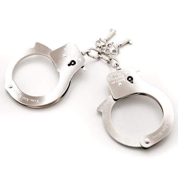 Fifty Shades of Grey - You Are Mine Metal Handcuffs (Silver) FSG1122 CherryAffairs