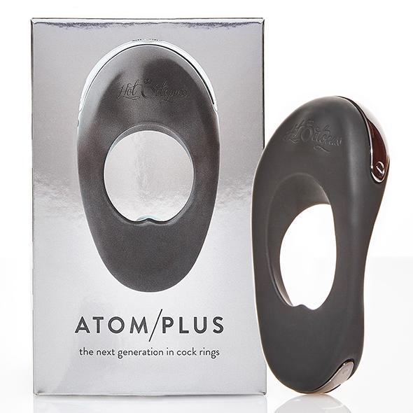 Hot Octopuss - Atom Plus Rechargeable Silicone Cock Ring (Black) HO1007 CherryAffairs