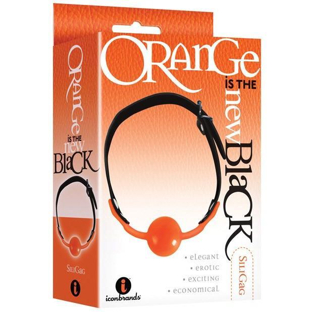 Icon Brands - Orange Is The New Black SiliGag Silicone Ball Gag (Orange)    Ball Gag