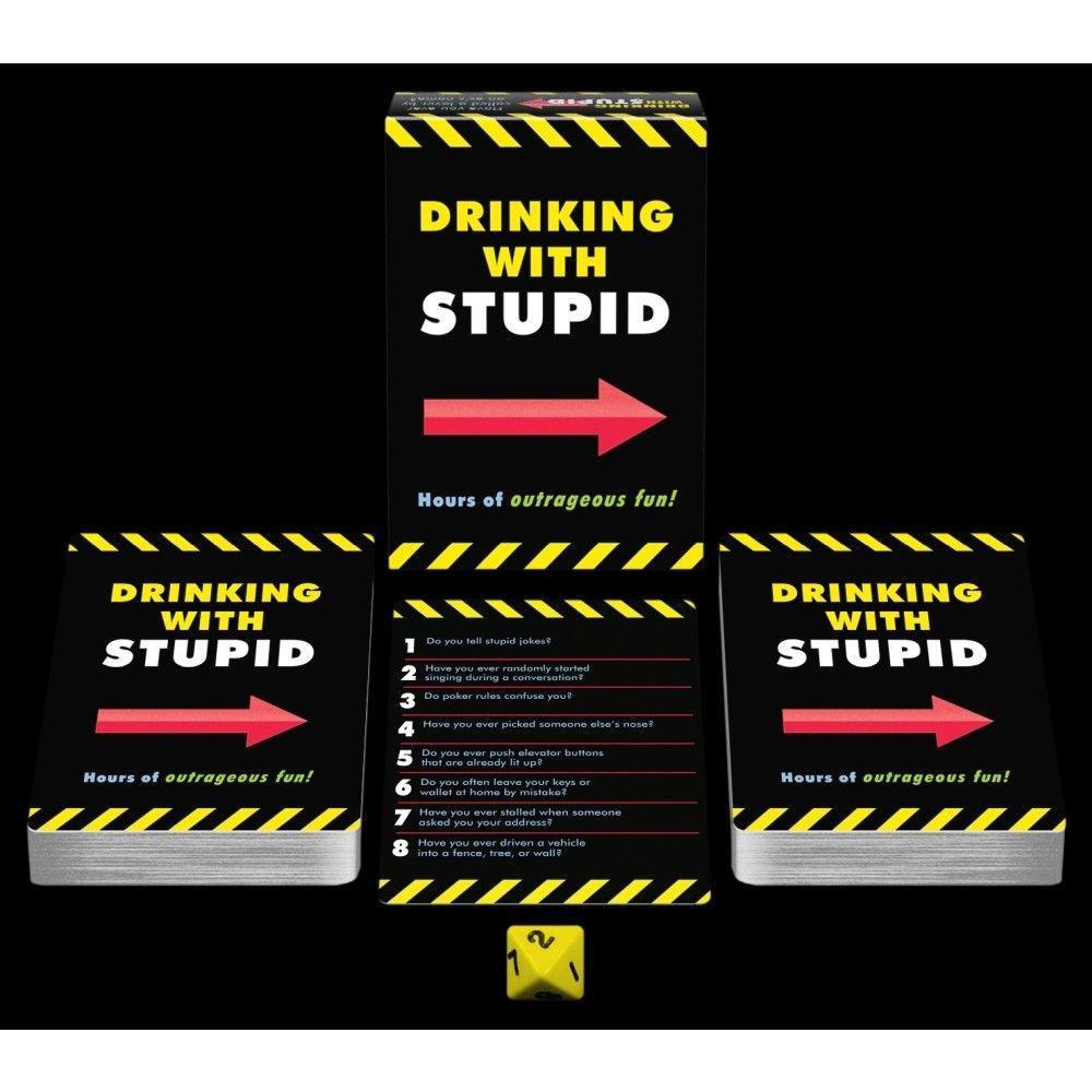 Kheper Games - Drinking with Stupid Drinking Game (Black) KG1036 CherryAffairs