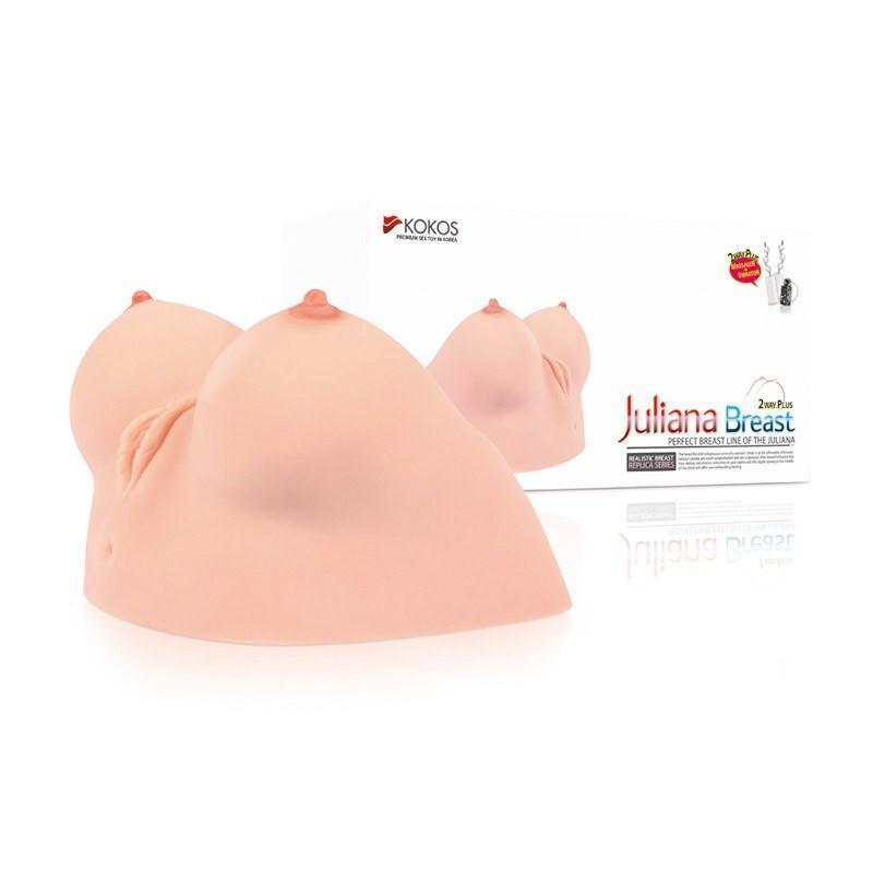 Kokos - Juliana Breast with Vibration Meiki (Beige) Masturbator Breast (Non Vibration) 8809392180510 CherryAffairs