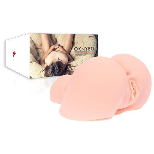 Kokos - Oknyeo with Vibration Meiki (Beige)    Masturbator Vagina (Vibration) Non Rechargeable