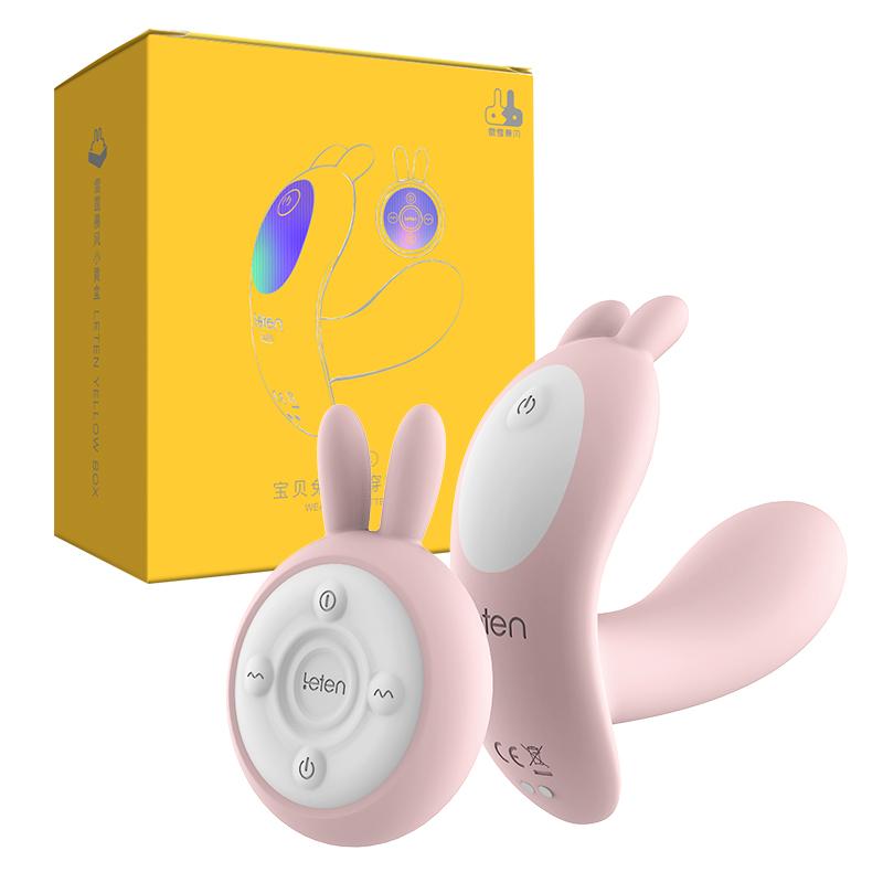 Leten - Q Cute Rabbit Remote Control Wearable Vibrator (Pink) LET1020 CherryAffairs