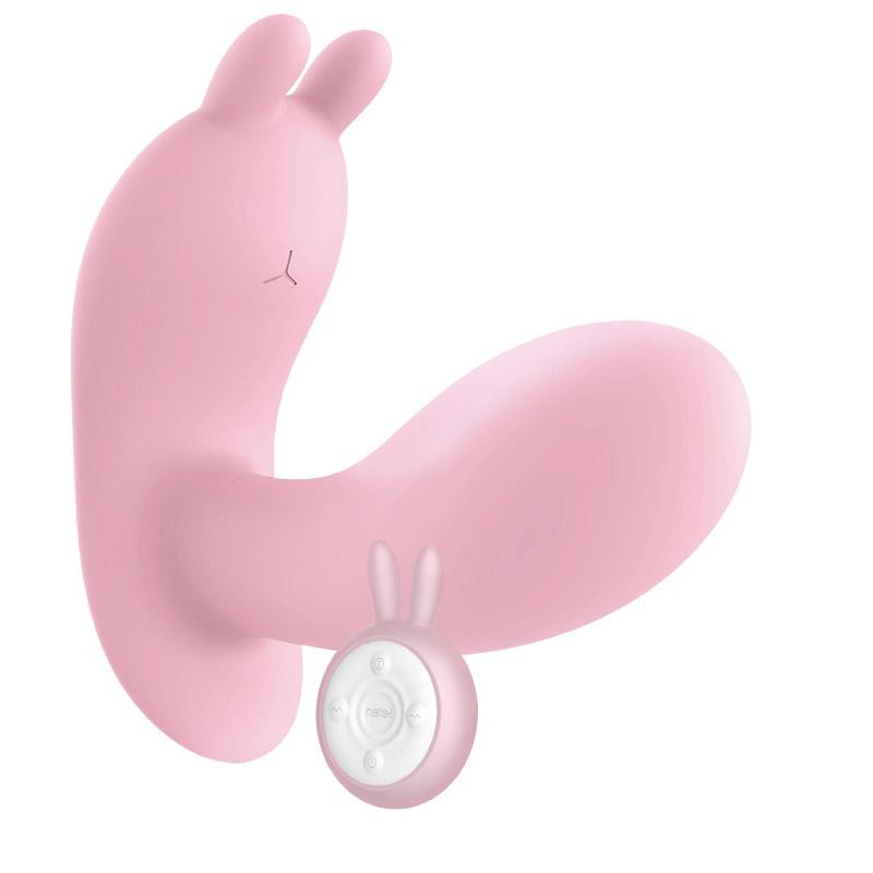 Leten - Q Cute Rabbit Remote Control Wearable Vibrator (Pink) LET1020 CherryAffairs