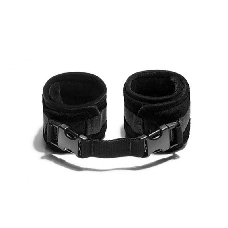 Liberator - Bed Buckler Tether and Cuff Restraint System (Black) LB1042 CherryAffairs