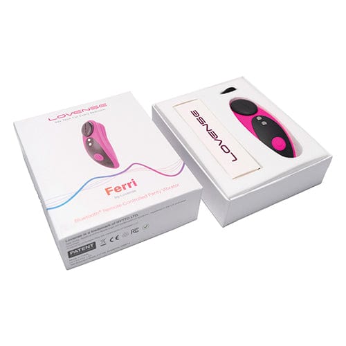 Lovense - Ferri App-Controlled Panty Vibrator (Pink)    Panties Massager Remote Control (Vibration) Rechargeable