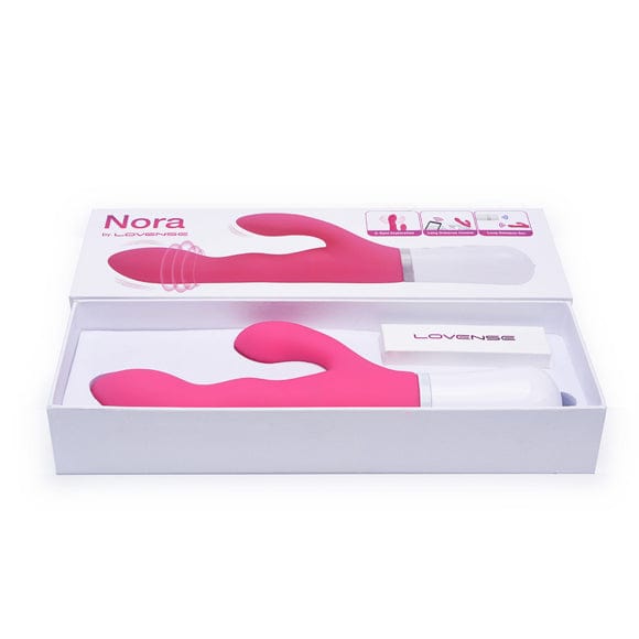 Lovense - Nora App-Controlled Rotating Rabbit Vibrator (Pink)    Rabbit Dildo (Vibration) Rechargeable