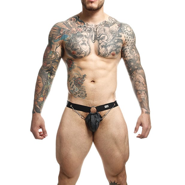 Male Basics - Dungeon Chain Jockstrap Underwear O/S (Black) Gay Pride Underwear 804859876331 CherryAffairs