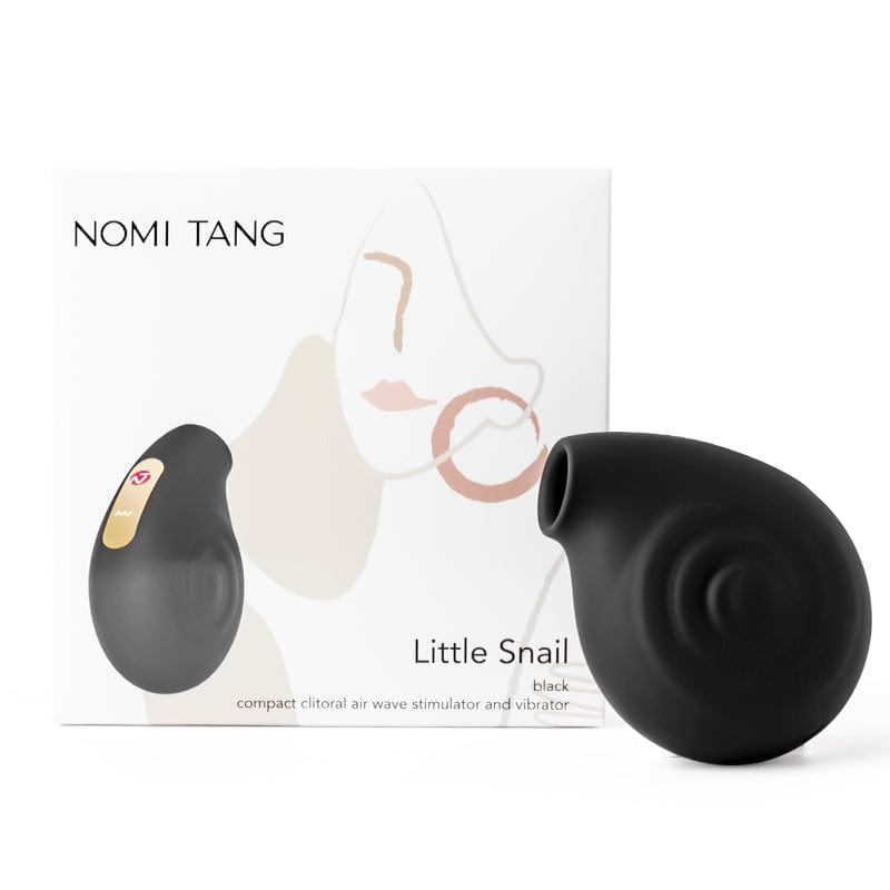Nomi Tang - Little Snail Clitoral Air Stimulator Vibrator (Black) NT1036 CherryAffairs