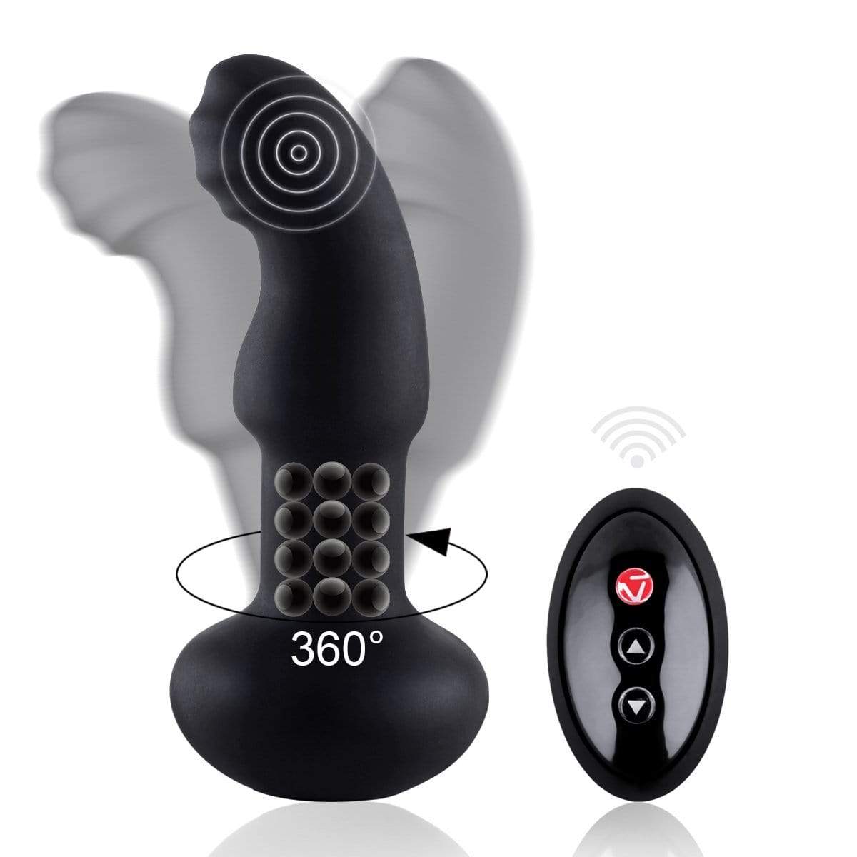 Nomi Tang - Pluggy Remote Control Prostate Massager (Black) NE1028 CherryAffairs