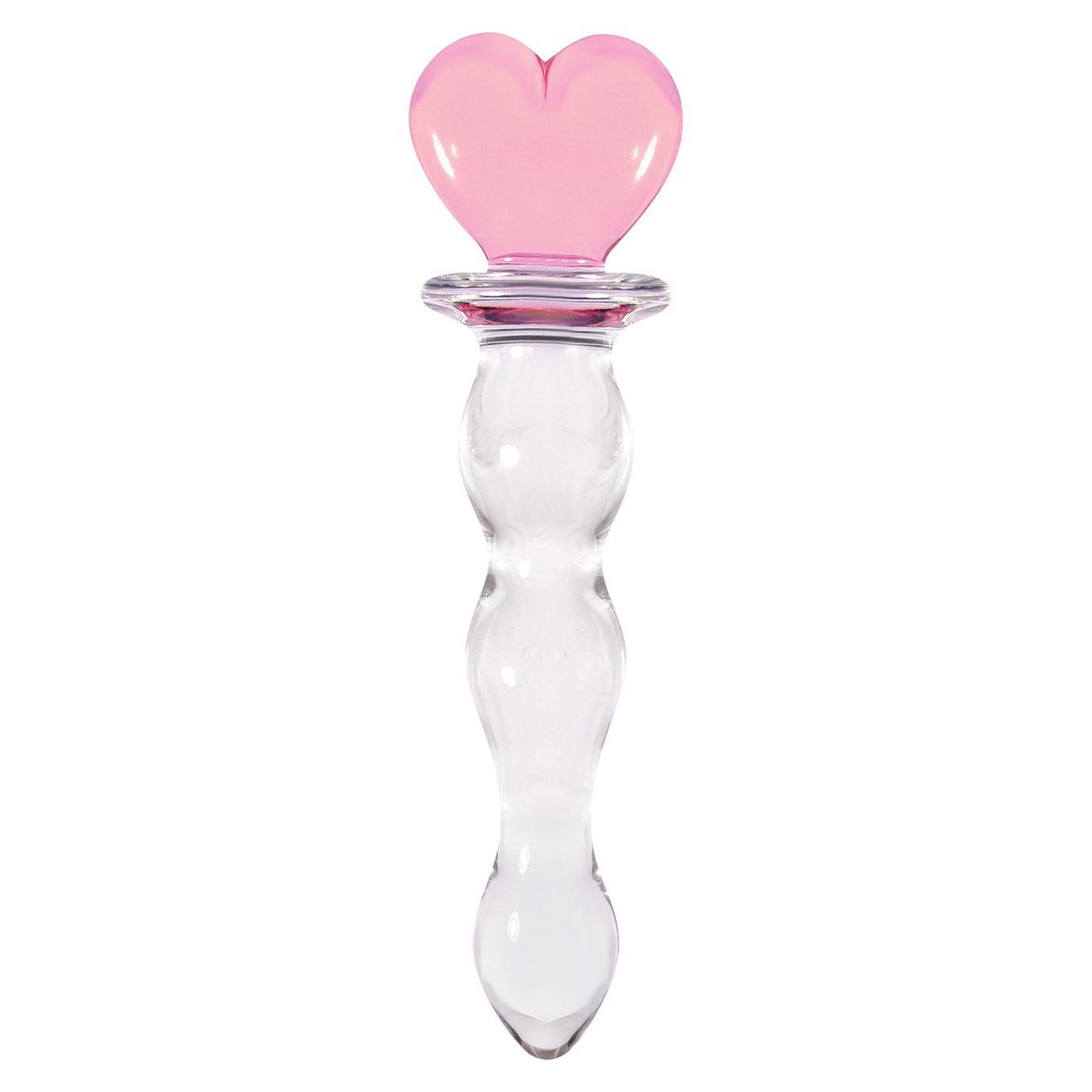 NS Novelties - Crystal Heart Of Glass Dildo (Pink) NS1013 CherryAffairs