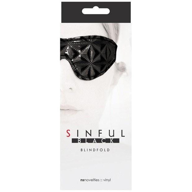 NS Novelties - Sinful Blindfold (Black)    Mask (Blind)