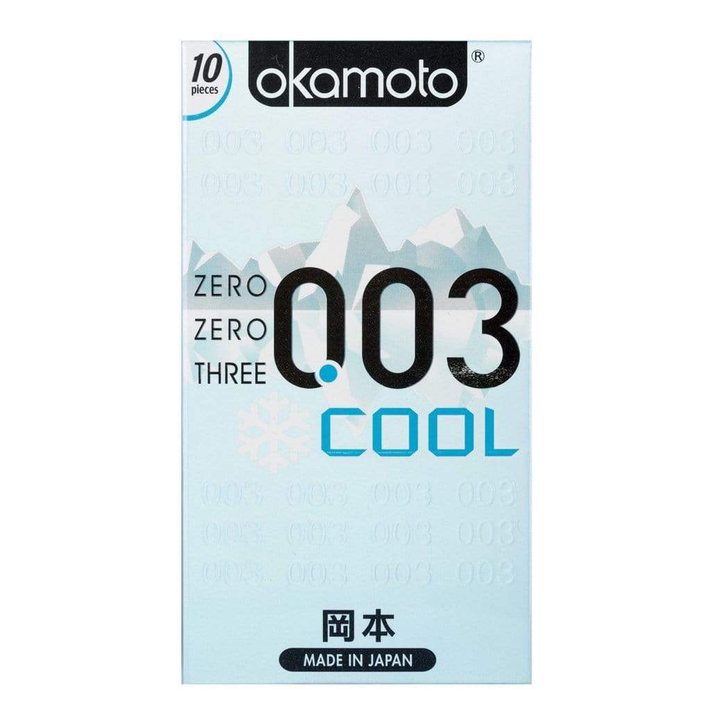 Okamoto - 003 Cool Condoms 10&#39;s (Clear) Condoms 4547691762382 CherryAffairs