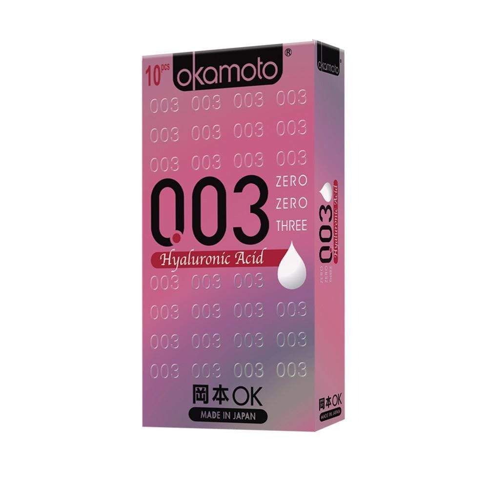 Okamoto - 003 Hyaluronic Acid Condoms 10&#39;s Condoms 4547691714428 CherryAffairs