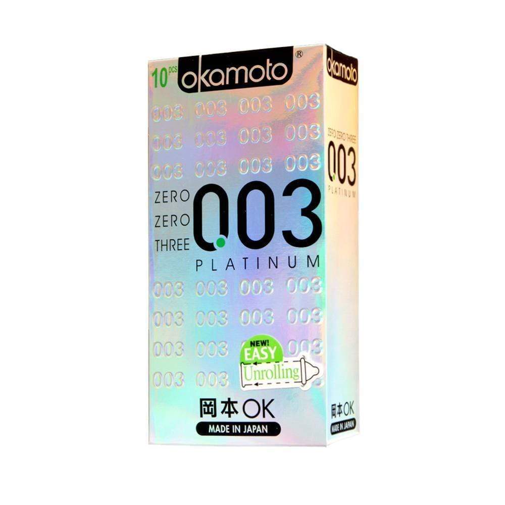 Okamoto - 003 Platinum Condoms OK1001 CherryAffairs