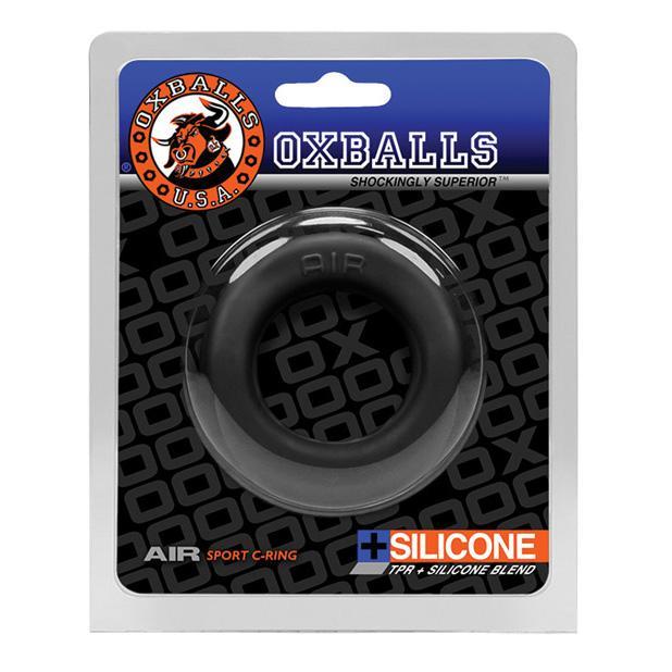Oxballs - Air Sport Silicone Cock Ring (Black) OX1020 CherryAffairs