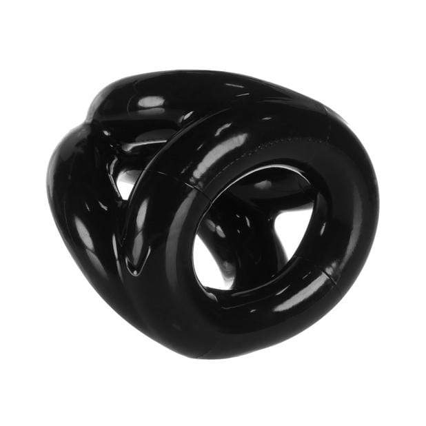 Oxballs - Atomic Jock Tri Sport 3 Ring Sling Cock Ring  Black 840215114334 Cock Sleeves (Non Vibration)