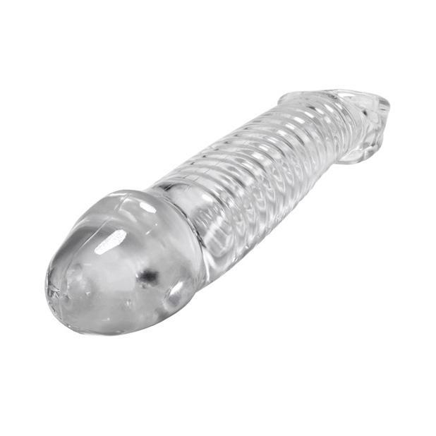 Oxballs - Muscle Cock Sheath Silicone Cock Sleeve (Clear) OX1012 CherryAffairs